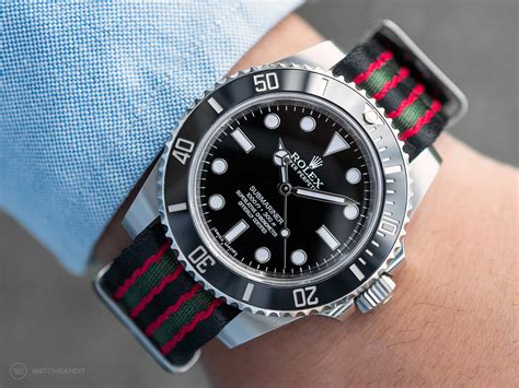 cinturino nato rolex submariner|rolex submariner 1680 strap.